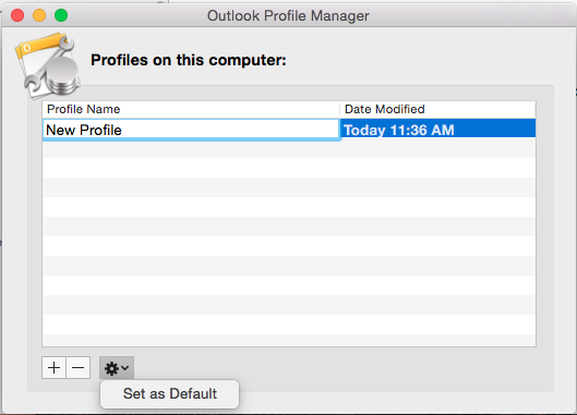 Rebuild Profile Outlook For Mac 2016